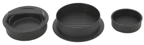 Pressa per hamburger d. 10cm/6,5cm