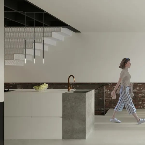 Sollux SL.0885 - Lampadario a sospensione con filo MOSAIC 1xG9/12W/230V nero/cromo