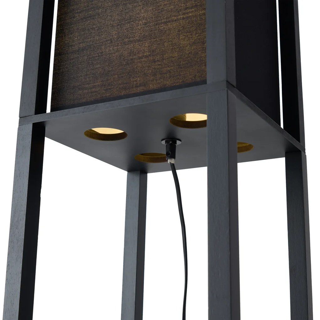 Lampada da terra moderna nera - Stojan