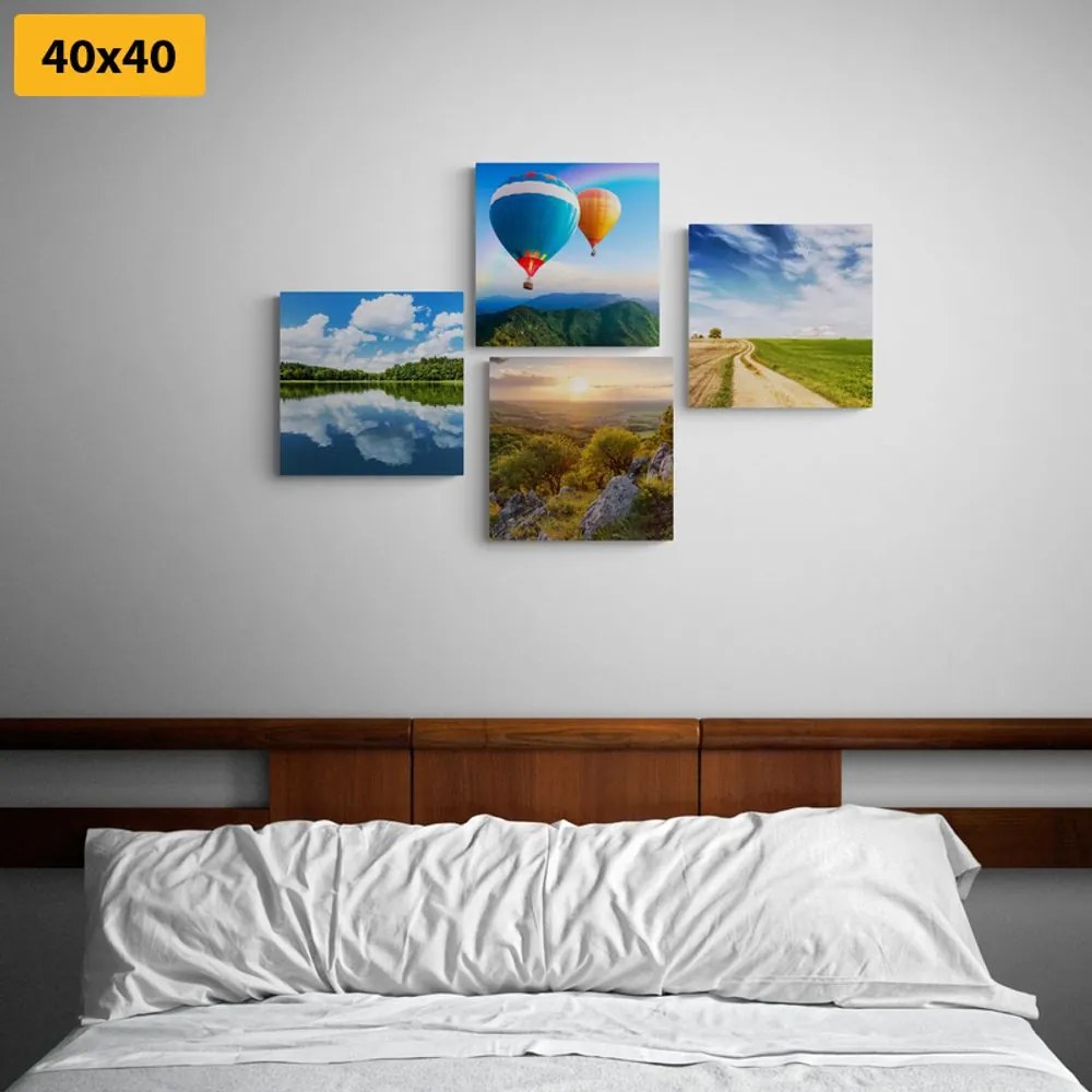 Set di quadri – Vista sulla splendida natura