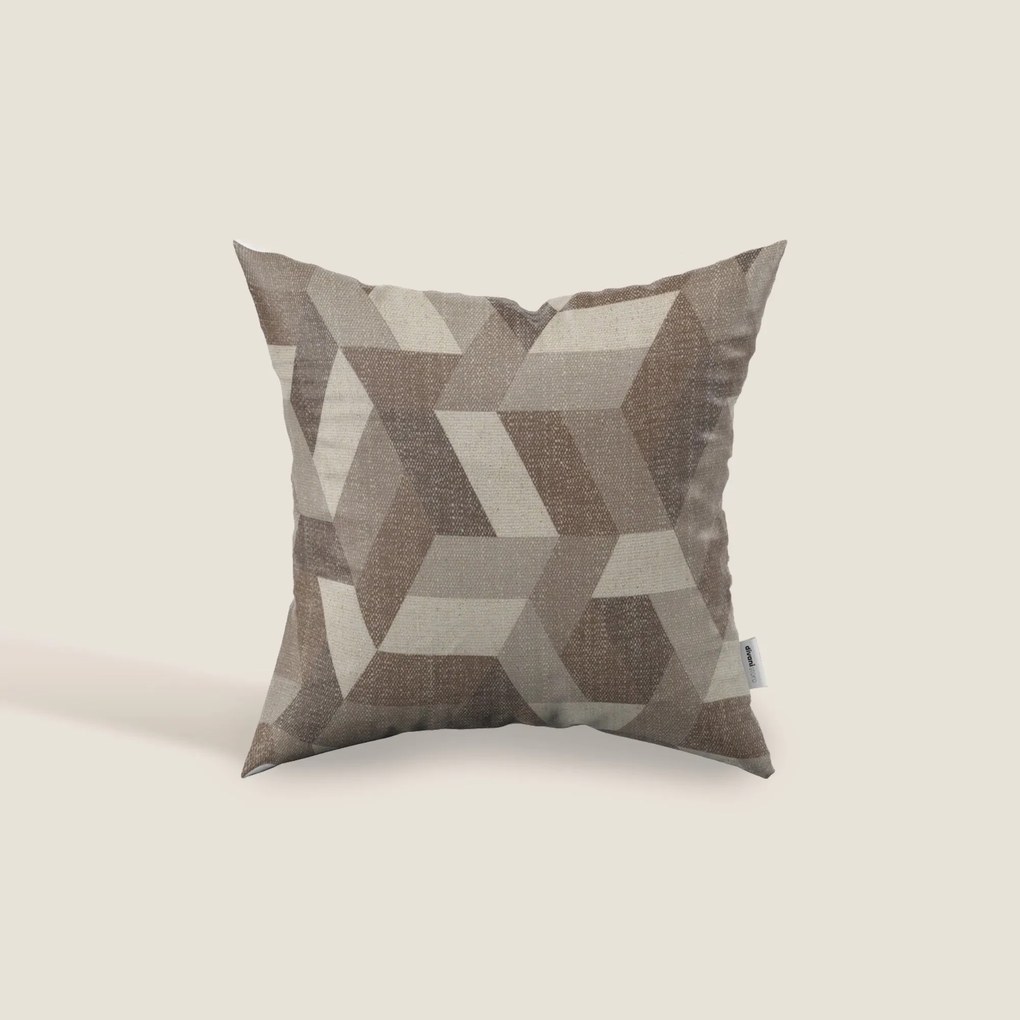 Unreal cuscini a fantasia geometriche in tessuto idrorepellente disponibile in diverse colorazioni