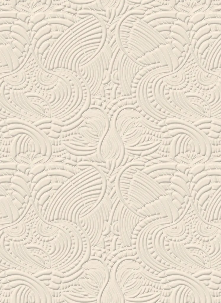 Moooi for Arte Carta da parati Dodo Pavone - Egg Shell