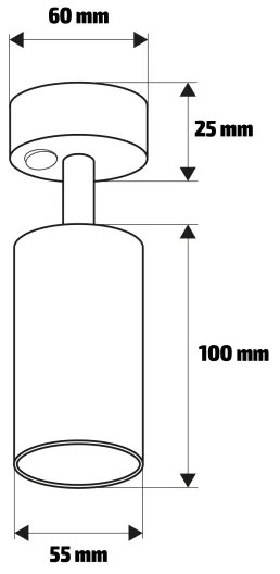 Brilagi - Faretto da parete LED dimmerabile SELE 1xGU10/6W/230V nero