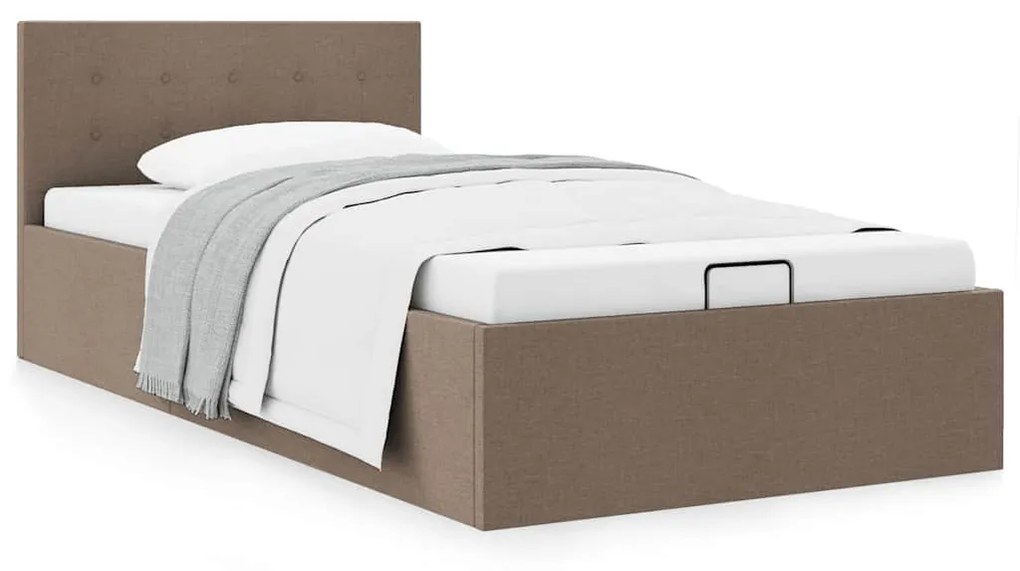 Giroletto Con Contenitore Grigio Talpa İn Tessuto 90x200 Cm /