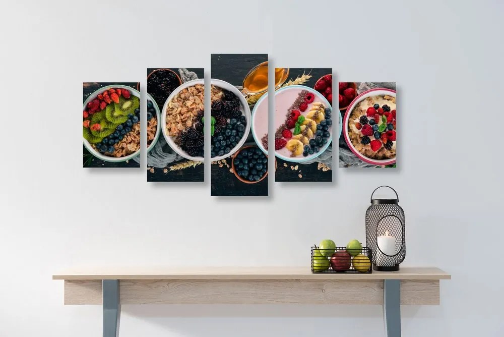 Quadri 5 pezzi – Deliziose variazioni di muesli