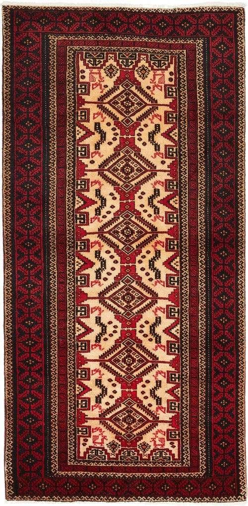 Tappeto 100x210 (Iran) Annodato A Mano