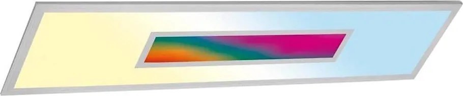 Pannello LED RGBW dimmerabile LED/20W/230V argento + telecomando