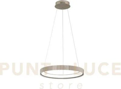 Lampadario a sospensione led nike oro in metallo 40w 5840lm cct 270...