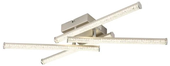 Globo 67346-24 - Plafoniera LED KIRINA LED/24W/230V 4000K cromo opaco