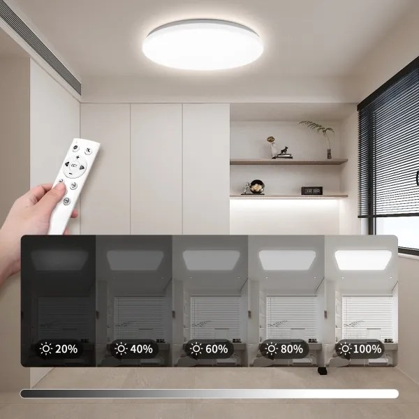 Brilagi - Plafoniera LED dimmerabile MILKY WAY LED/36W/230V 3000-6500K +telecomando