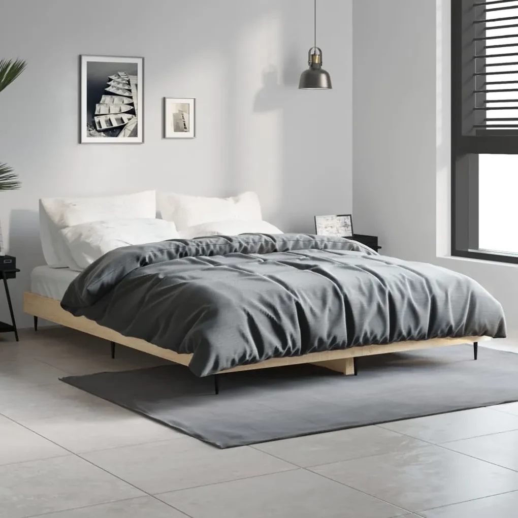 Giroletto rovere sonoma 135x190 cm in legno multistrato