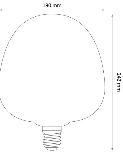 Lampadina LED DECO VINTAGE S190 E27/4W/230V 1800K