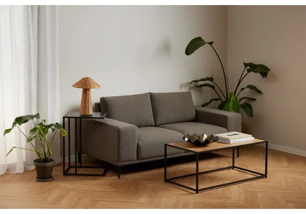 Tavolino SARON quercia/nero