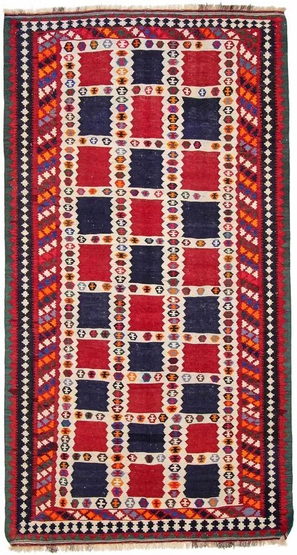 Kilim Tappeto 160x300 (Iran) Annodato A Mano