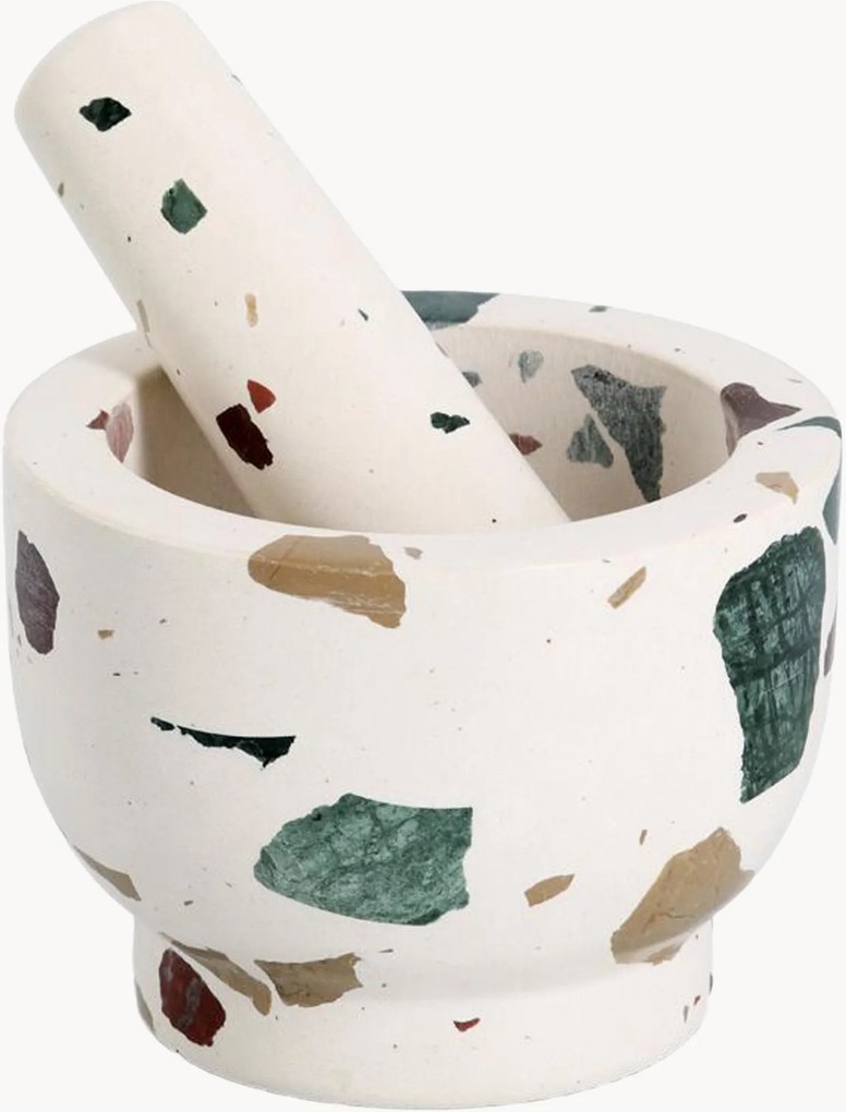Mortaio e pestello in terrazzo Gene