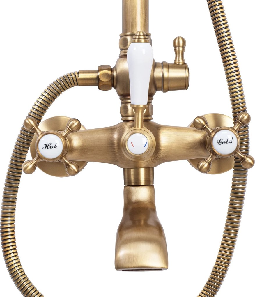 Set doccia REA BERGAMO antique bronze