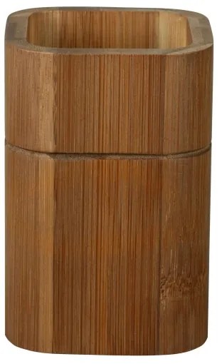 WENKO 26101100 - Portaspazzolini SERRO 7,5x11 cm marrone