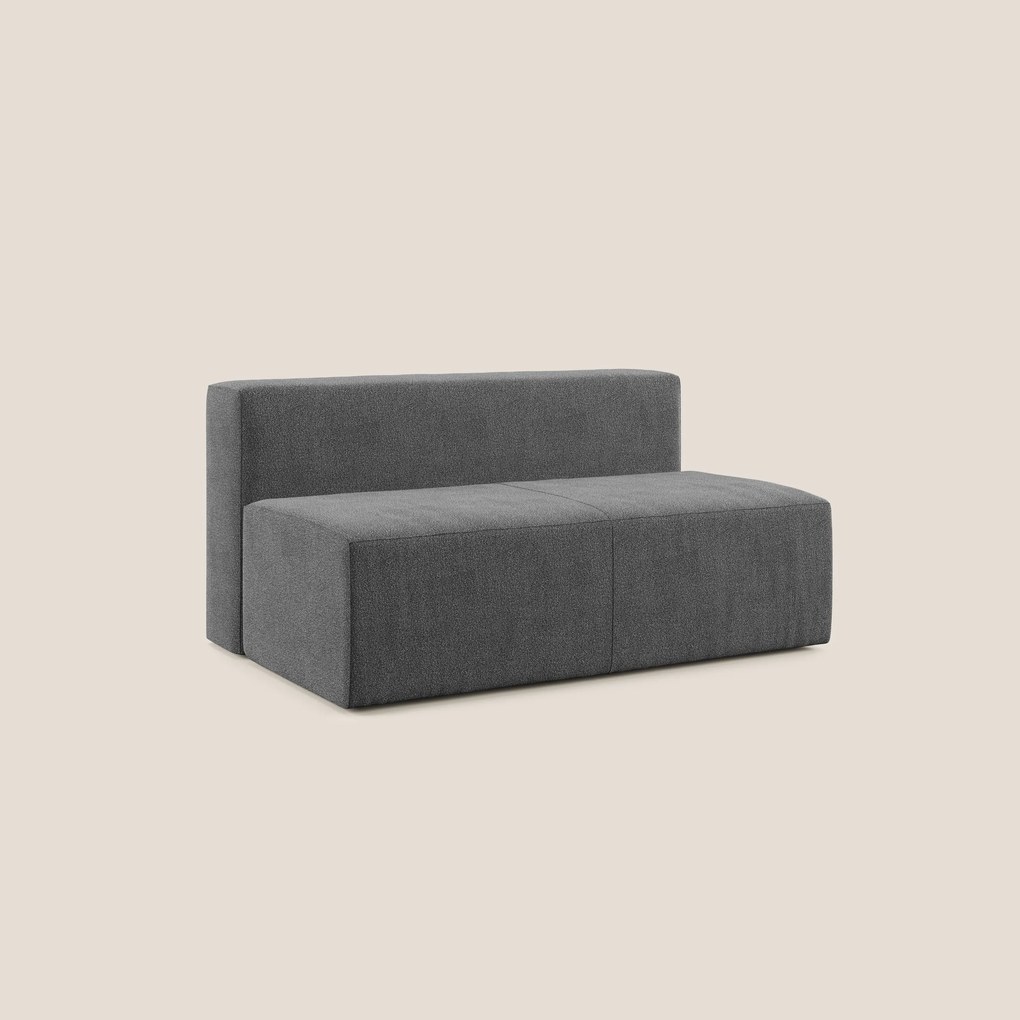 Nettuno elemento maxi 180 cm in morbido bouclè impermeabile T07 ANTRACITE