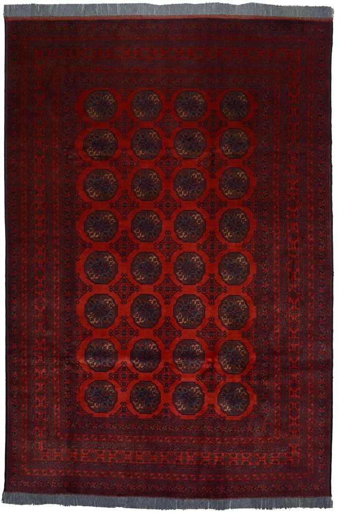 Afghan Tappeto orientale 300 x 200 Rosso (Afghanistan) Annodato A Mano