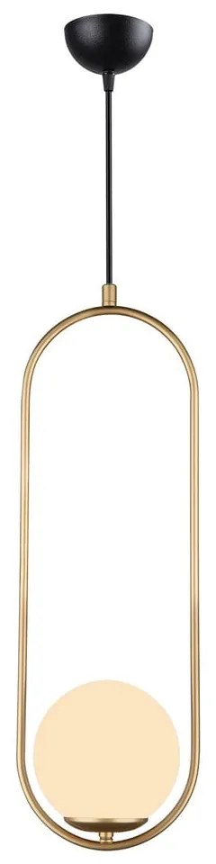Lampada a sospensione color oro, altezza 146 cm Arch - Squid Lighting