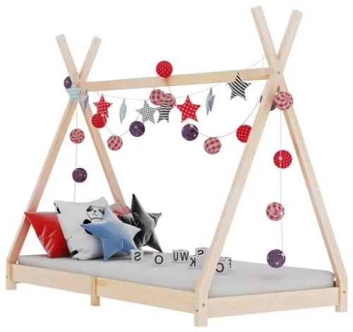 Giroletto per Bambini in Legno Massello di Pino 70x140 cm
