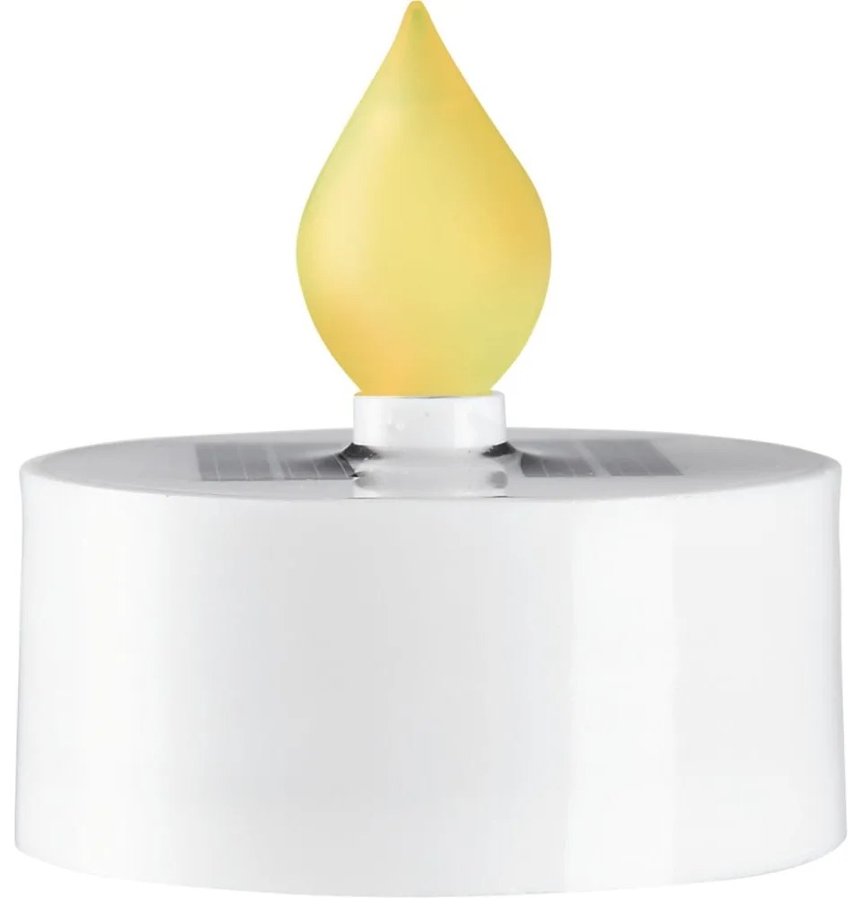 Candele a LED in set con alimentazione a pannelli solari da esterno 3 pz (altezza totale 5,5 cm) Saul – Star Trading