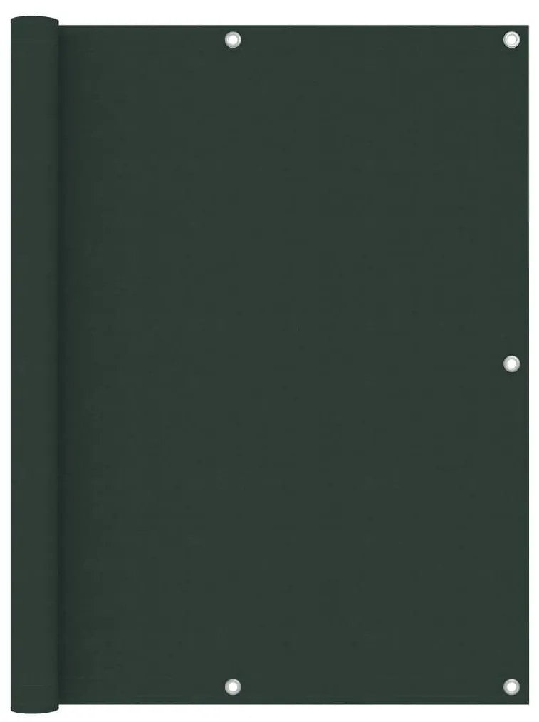 Paravento Da Balcone Verde Scuro 120x400 Cm Tessuto Oxford /