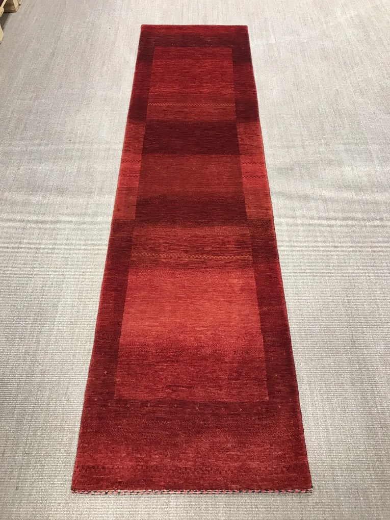 Loribaft Tappeto persiano 300 x 80 Rosso (Iran) Annodato A Mano