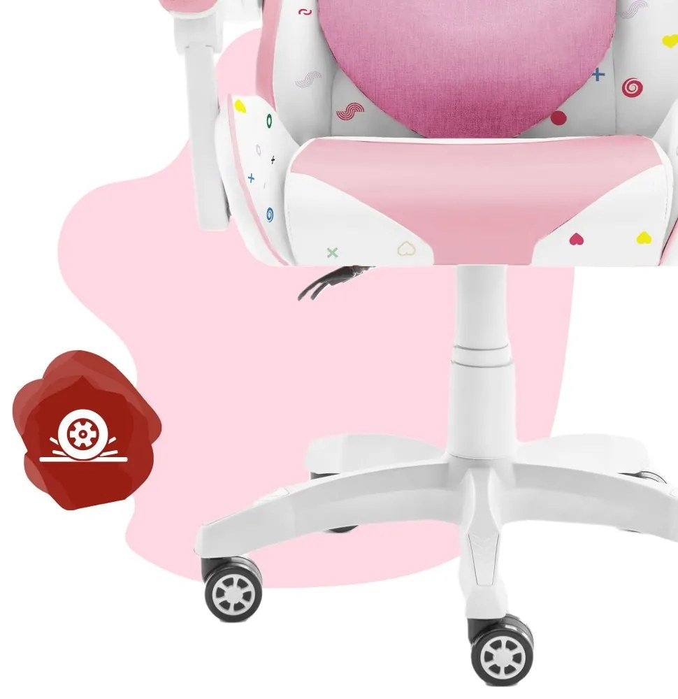 Sedia da gioco per bambini Rainbow rosa