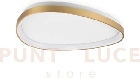 Gemini plafoneira 30 w on-off 3000 lm 2700 k ottone