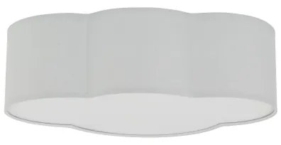 Brilagi - Plafoniera per bambini NIMBUS MINI 2xE27/15W/230V 31x43 cm grigio