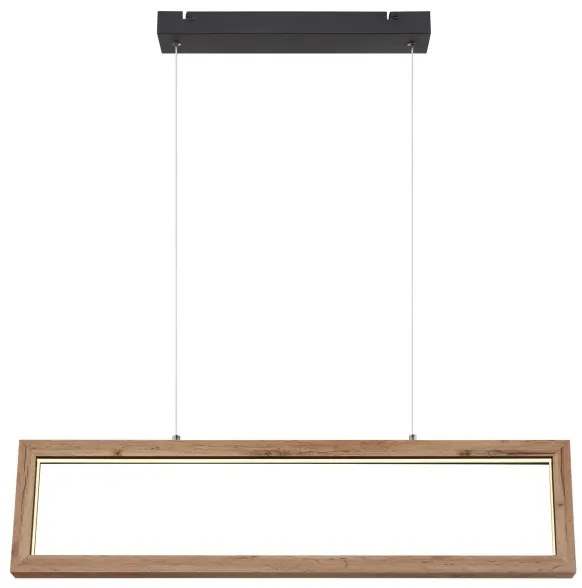 Globo 67287H - Lampada a sospensione con cavo MANDERA LED/24W/230V, marrone