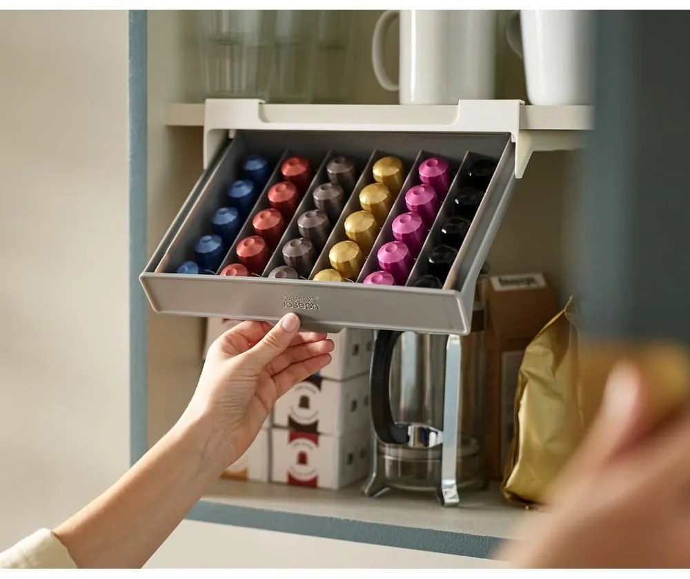 Supporto per capsule grigio CupboardStore - Joseph Joseph