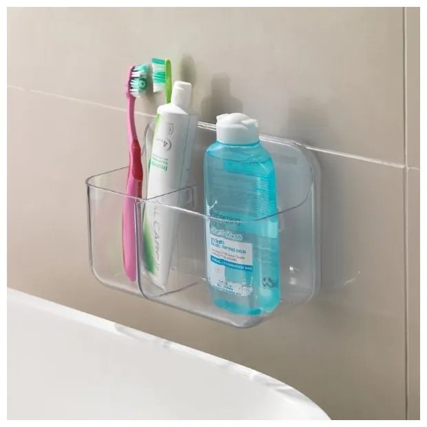 Portaspazzolino in plastica senza foratura Invisifix – Addis