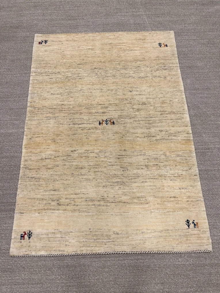 Gashguli Tappeto 180x120 Beige (Iran) Annodato A Mano
