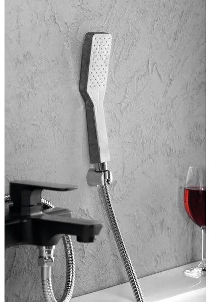 Sapho - Doccia a mano con sistema autopulente, cromo lucido
