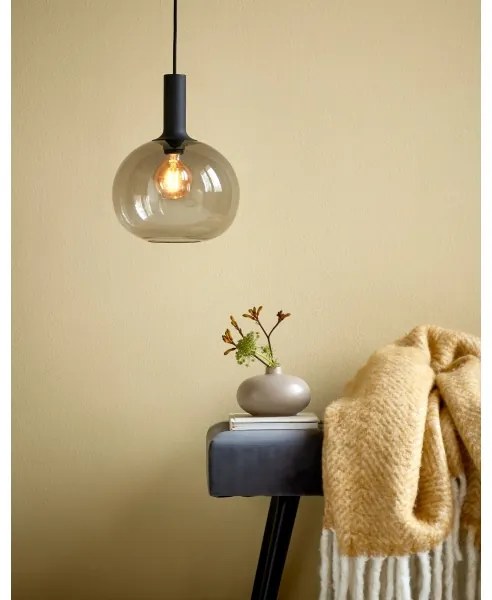 Nordlux - Lampadario a sospensione con filo ALTON 1xE27/60W/230V nero