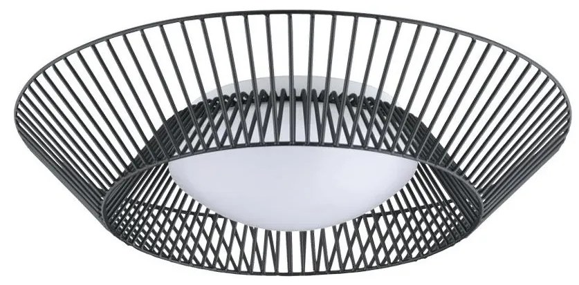 Eglo 200842 - Plafoniera LED PIASTRE LED/8,2W/230V Ø 39 cm nero