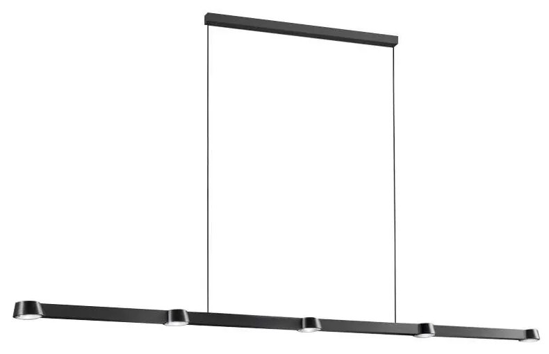 Light Point - Optic Linear L2000 Lampada a Sospensione Nero Carbone LIGHT-POINT