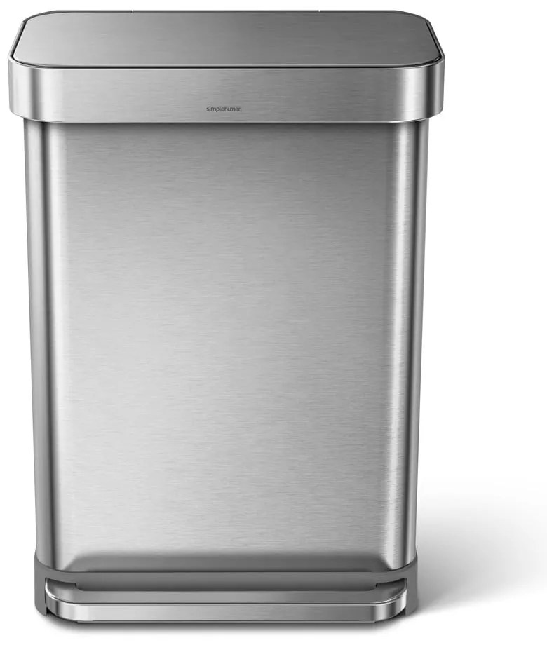 Cestino in acciaio a pedale 55 l - simplehuman