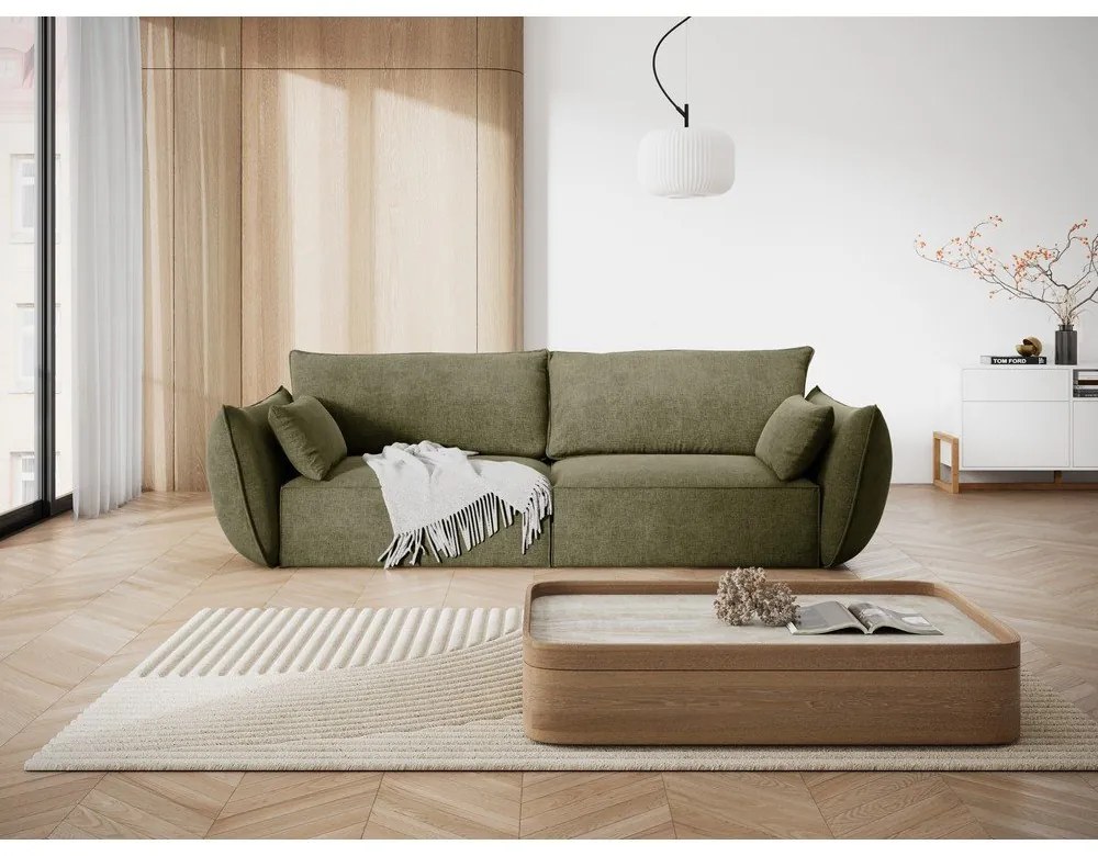 Divano verde 208 cm Vanda - Mazzini Sofas