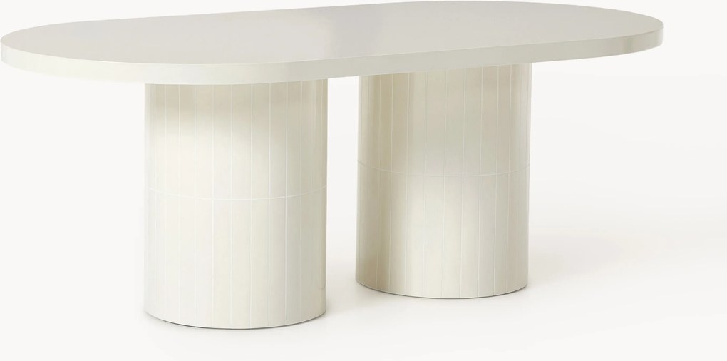 Tavolo ovale da giardino Saya, 200 x 100 cm