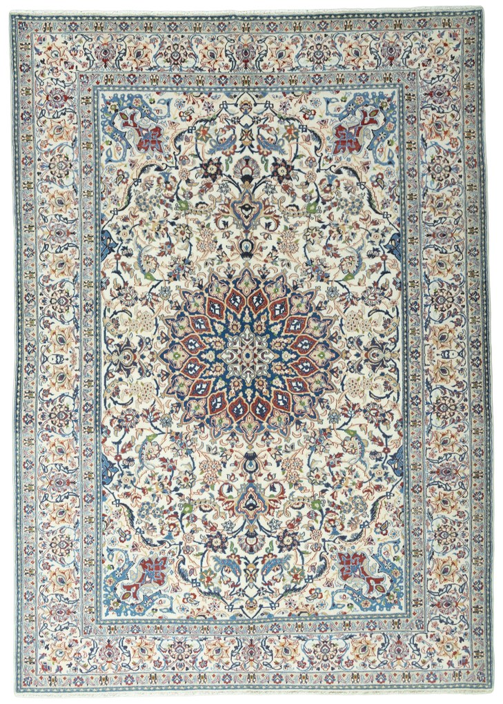 Nain Tappeto persiano 300x210 Beige (Iran) Annodato A Mano