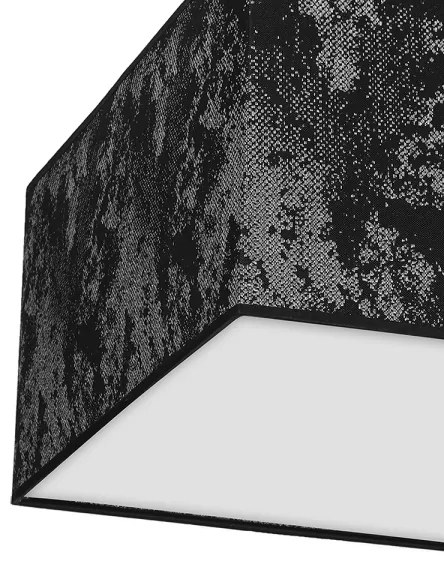 Plafoniera  SATINO 2xE27/60W/230V nera/grigia