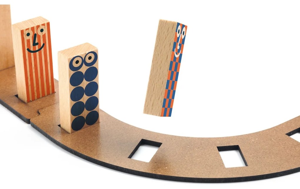 Percorso domino - Zig & Go Junior - Racer - 51 pz