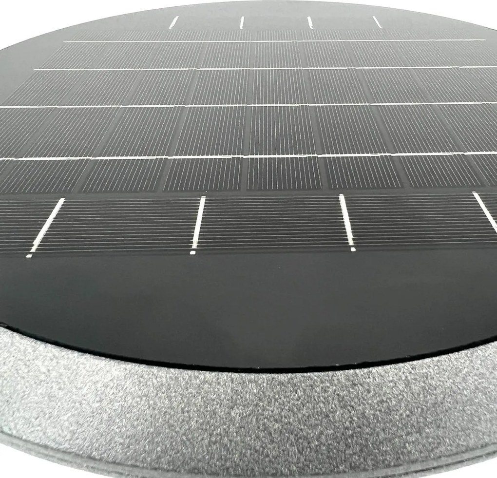 Lampione Solare da Giardino 2000 Lumen "LMS-2000" Palo Incluso