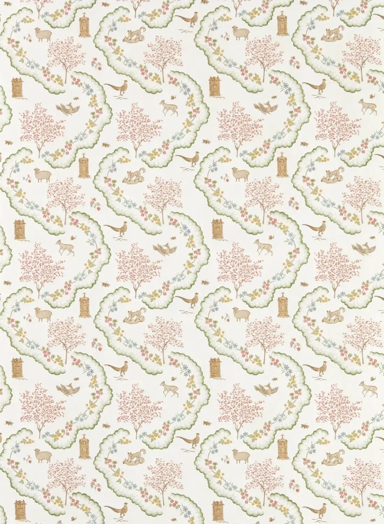 Sanderson Carta da parati Wildflower Meadow - Pearl
