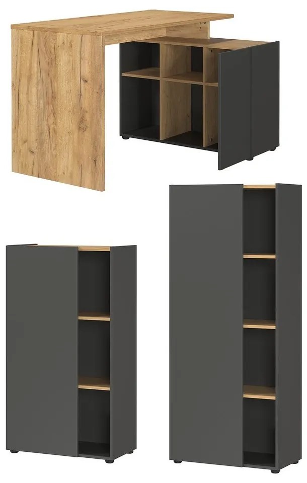 Set da ufficio angolare 90x120 cm Adrano - Germania