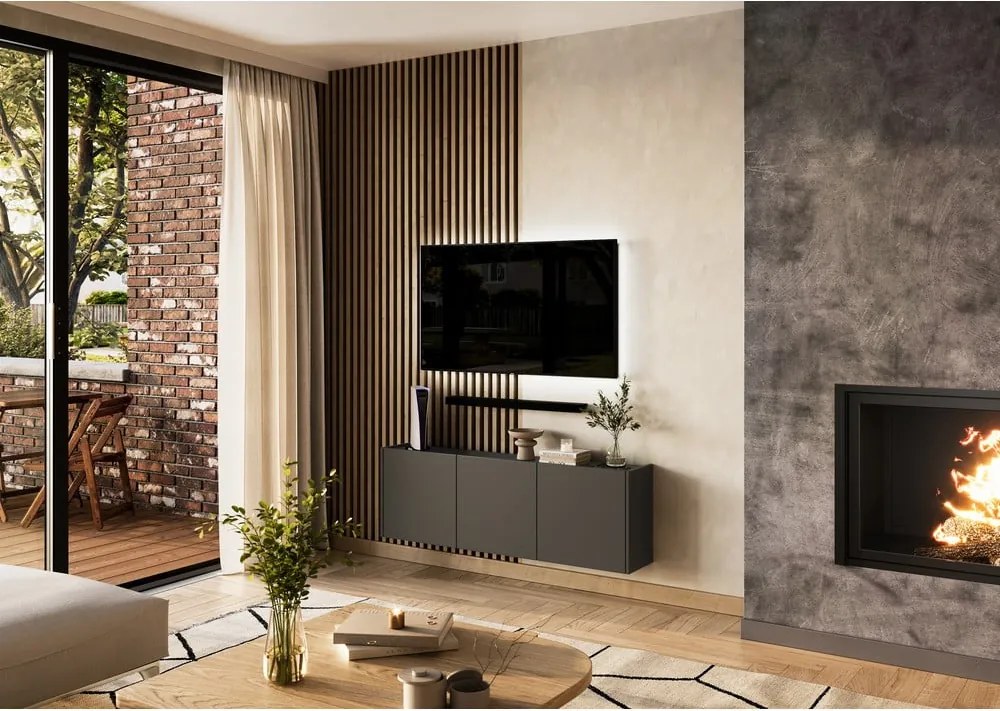 Mobile TV color antracite 138x45 cm Piana - Germania