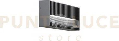 Applique lumina antracite 12w 1476lm cct 3000-4000k ip65 25x10x4,6cm